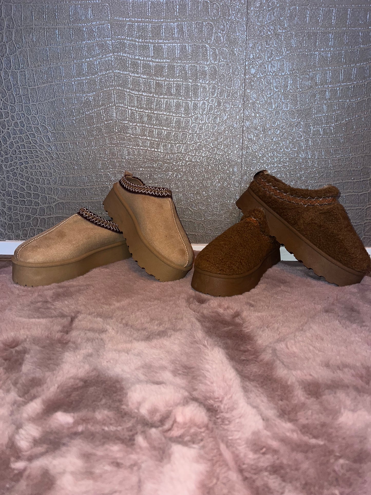 Teddy pantoffel instappers